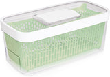 OXO Good Grips GreenSaver Produce Keeper – Large, Mindful Fridge Storage for Wellness-Focused Home Cooks