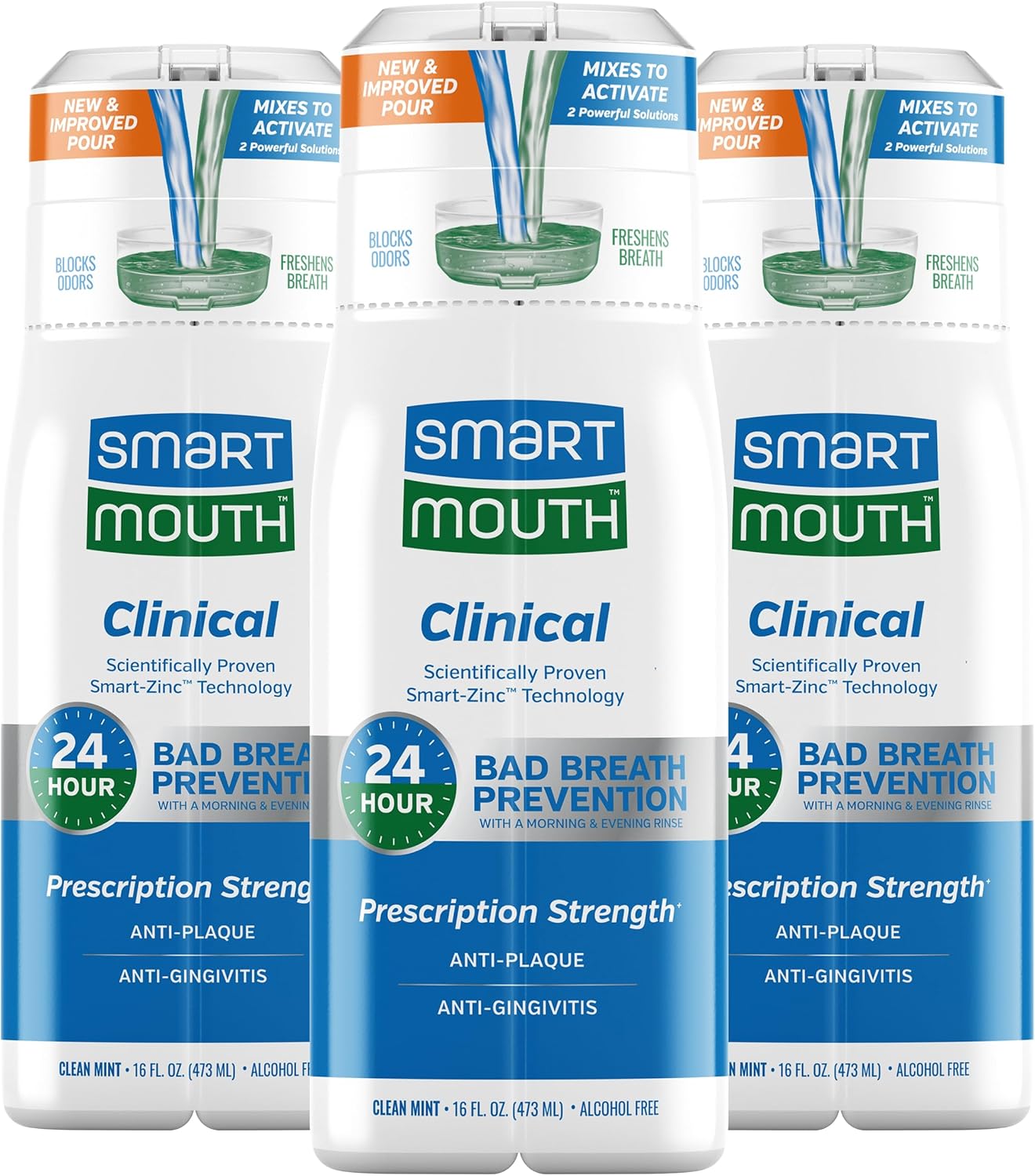 activated zinc ion active ingredient for bad breath neutralization