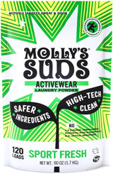 Molly's Suds Active Wear Laundry Detergent | Sensitive Skin Sport Wash for Mindful Self-Care Routines