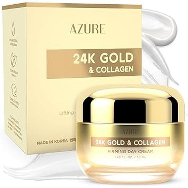 active ingredient system built around 24k gold, collagen, hyaluronic acid, vegan glycerin, shea butter, and vitamin e