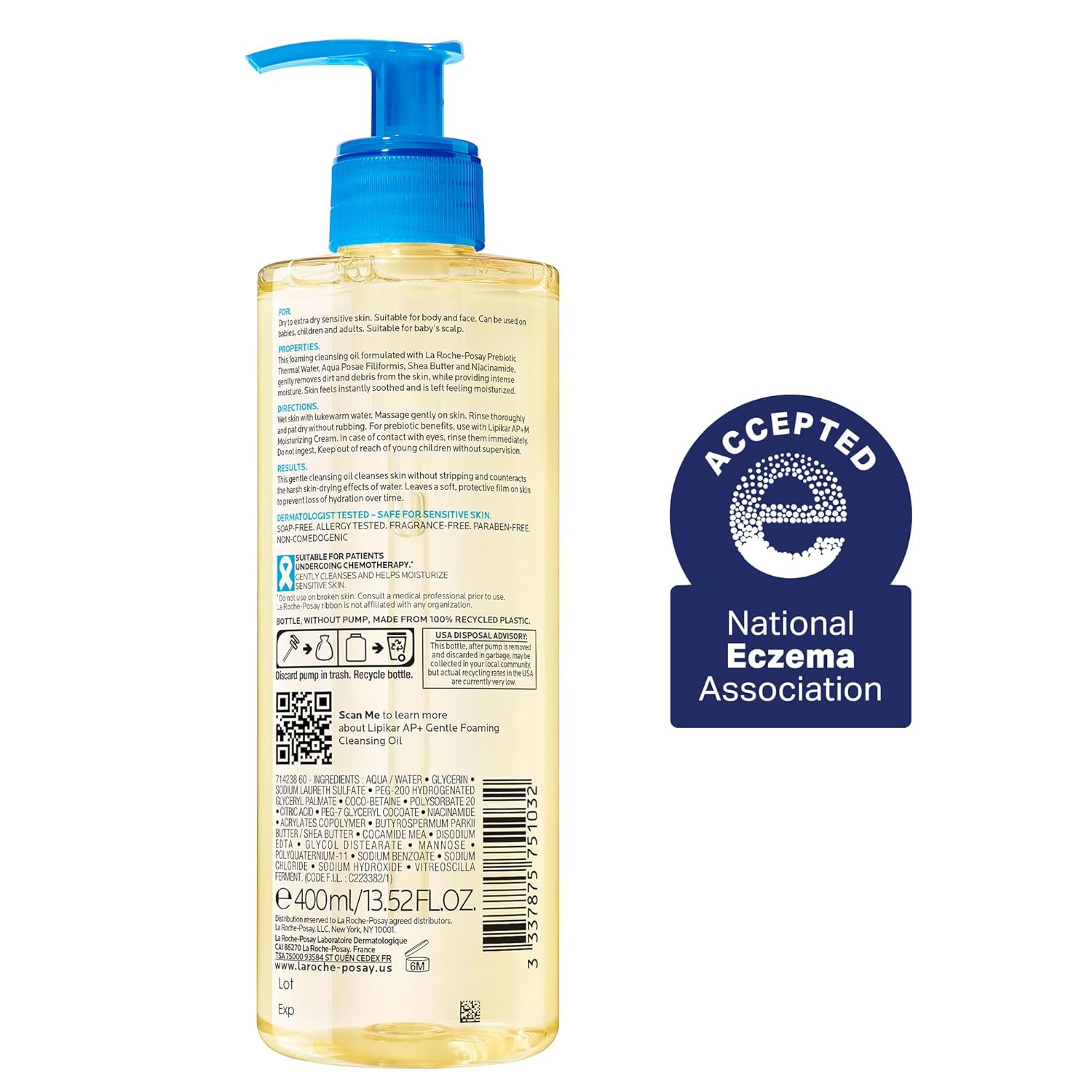 active ingredients: niacinamide, ceramides, glycerin, and shea butter