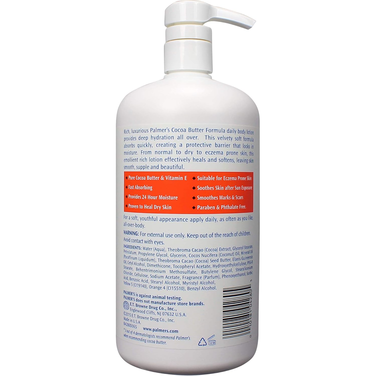 added antioxidant vitamin e to address the look of scars, stretch marks, and uneven tone