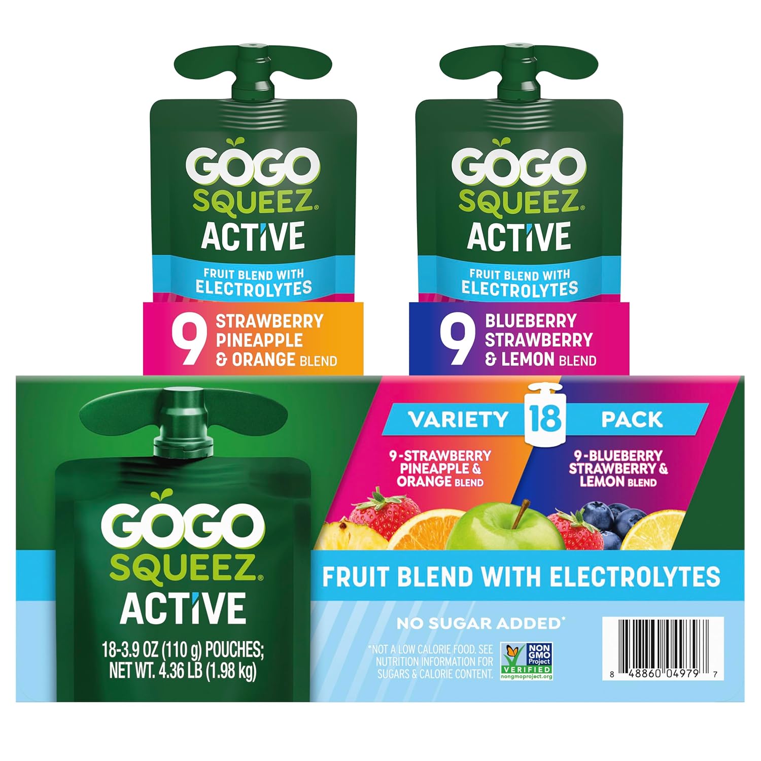 added electrolytes (sodium citrate, magnesium oxide) to replenish minerals lost through activity