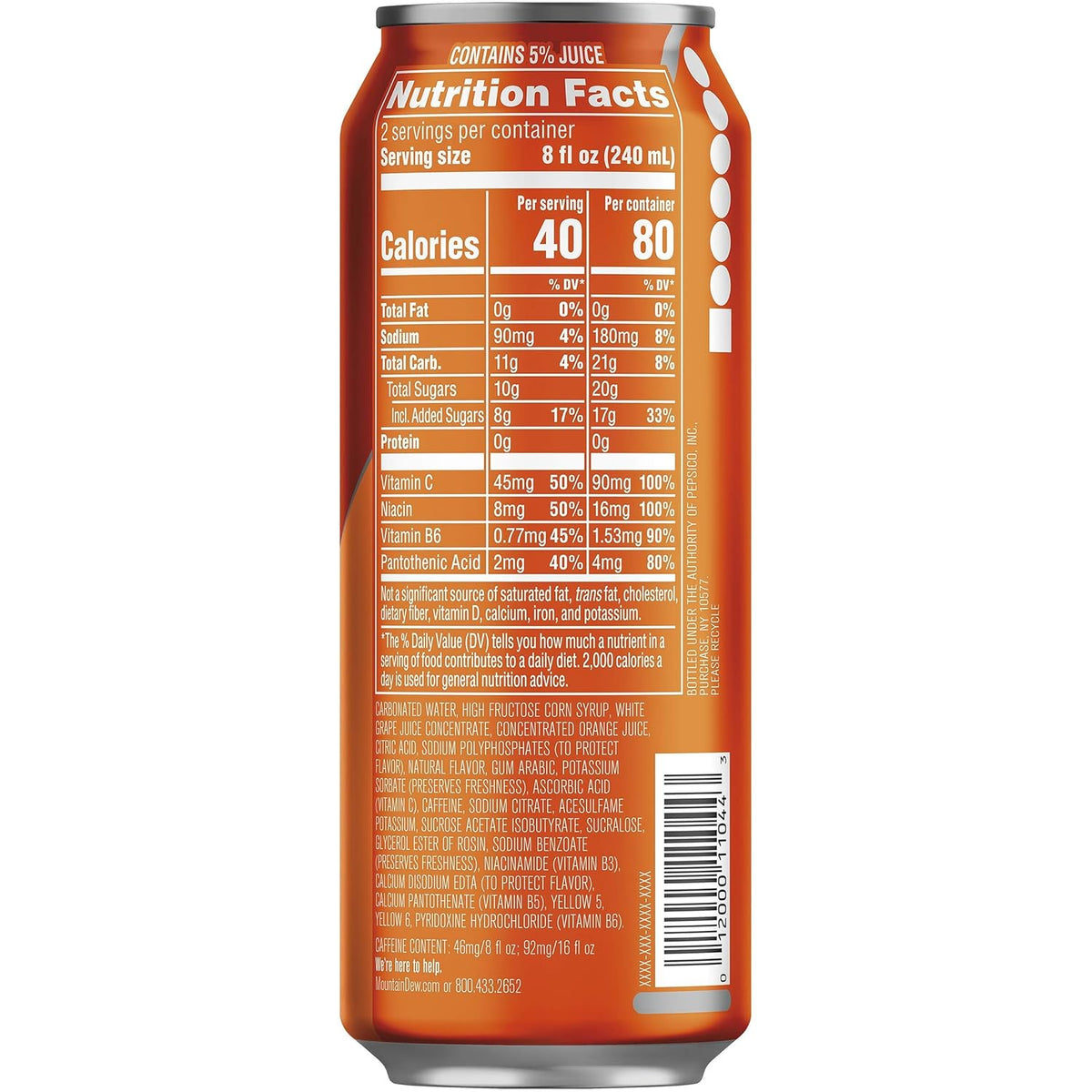 added vitamins b & c