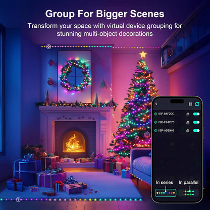 Adecorty Child-Safe LED String Lights – Nursery & Playroom Decor, Cool-Touch 5V USB with Timer