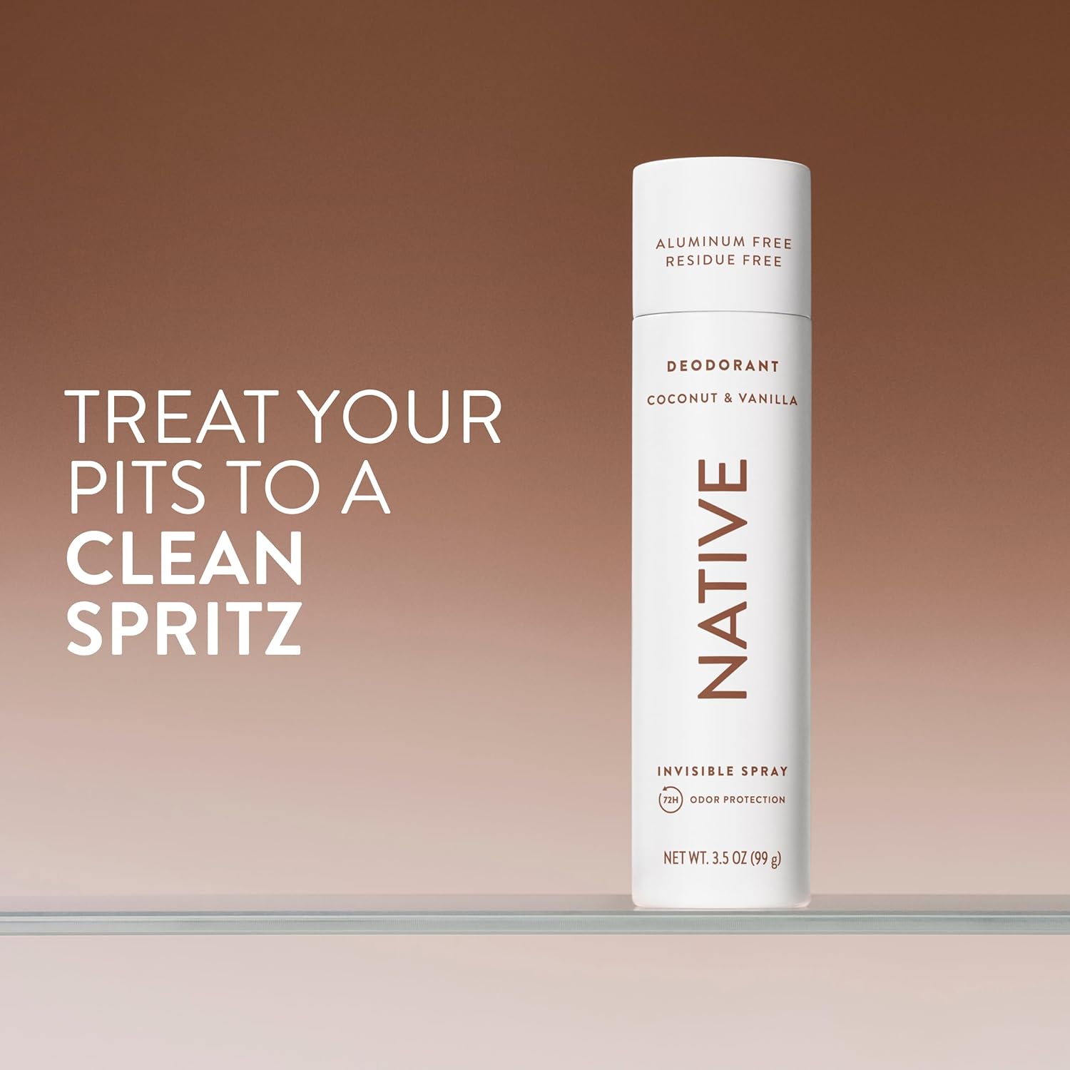 aerosol spray delivery that dries in seconds with no white residue