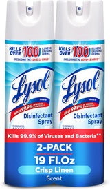 Lysol Disinfectant Spray – Flameless, Non-Toxic Surface Sanitizer for Family Living Areas, Pet-Friendly Odor Eliminator