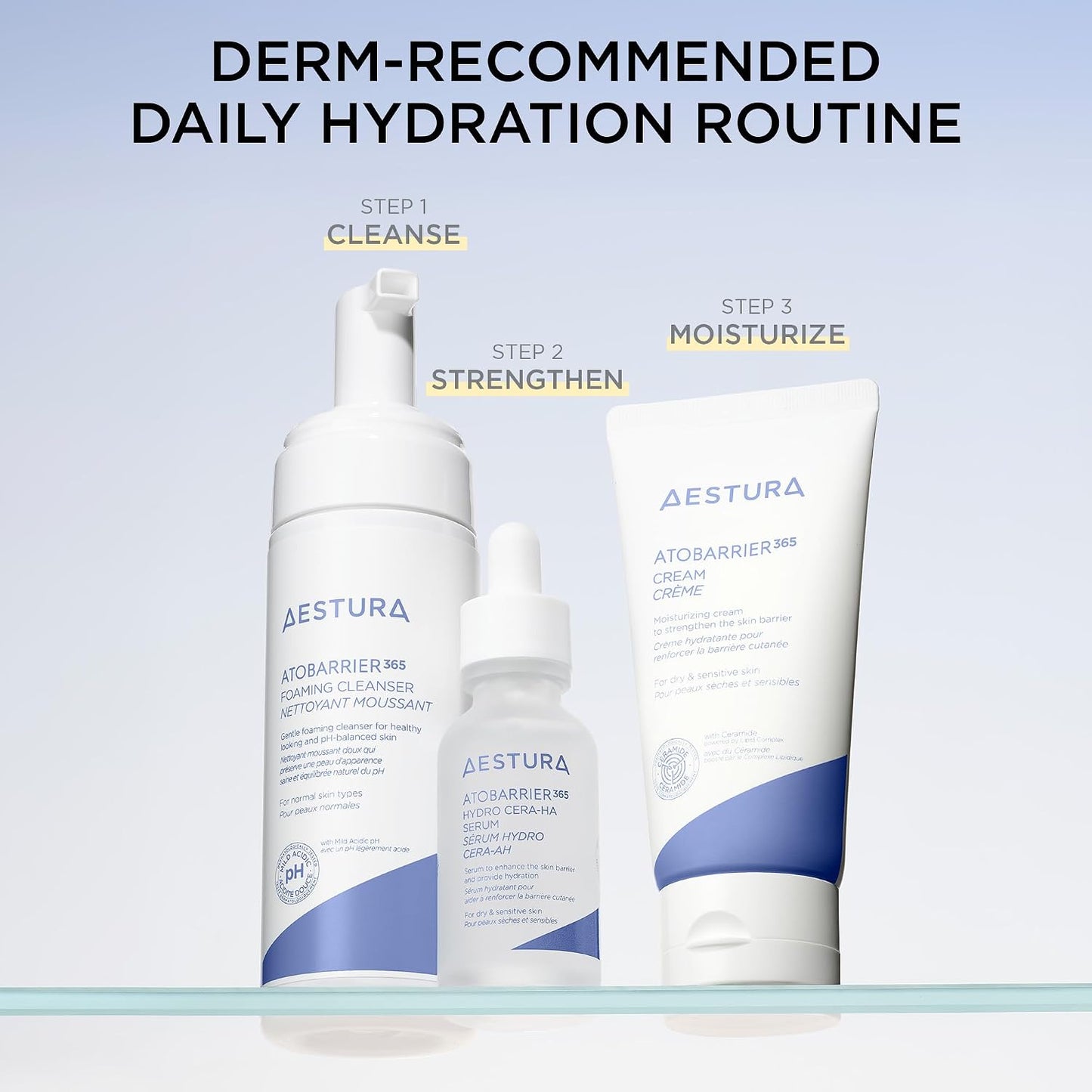 AESTURA ATOBARRIER365 Cream – Allergy-Tested Face Moisturizer for Sensitive and Reactive Skin Types