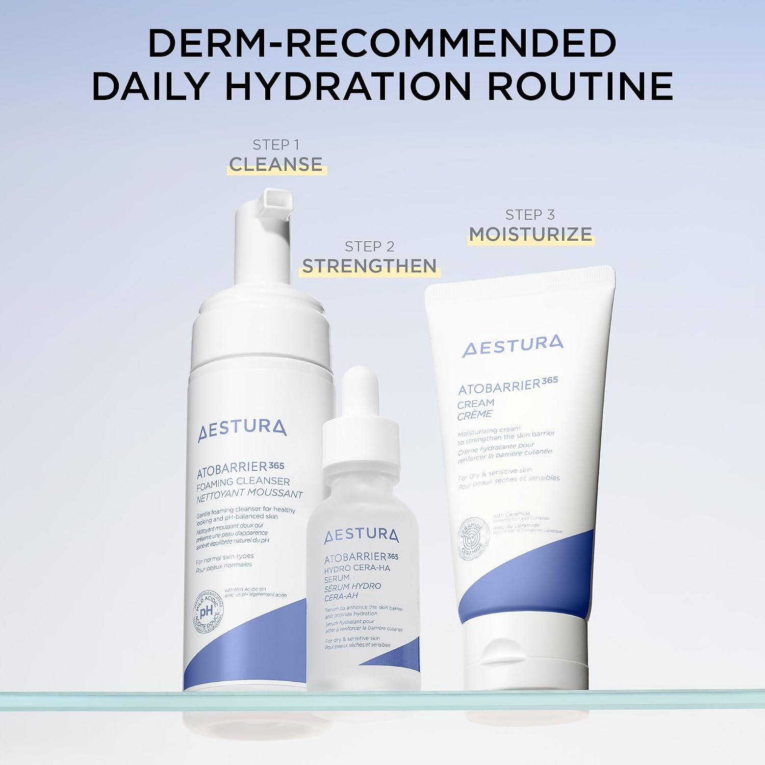 AESTURA ATOBARRIER365 Cream – Allergy-Tested Face Moisturizer for Sensitive and Reactive Skin Types