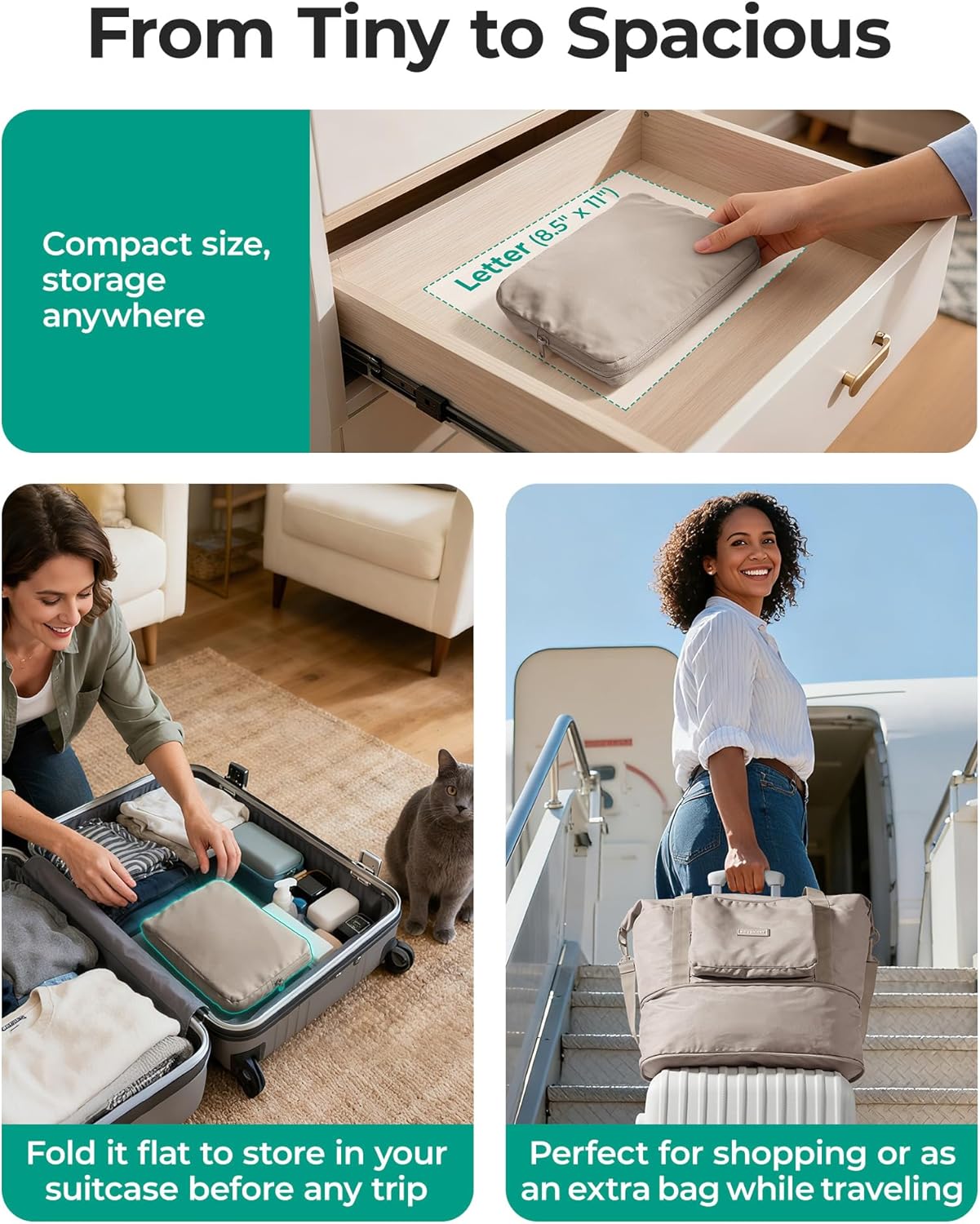 airline-approved personal item dimensions (17.7×7.8×13 inches)