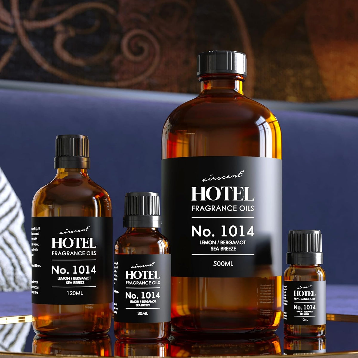 AirScent Hotel Diffuser Oil No. 1014 - Mindful Coastal Aroma for Yoga Studios and Meditation Spaces, Pure Fragrance Oil