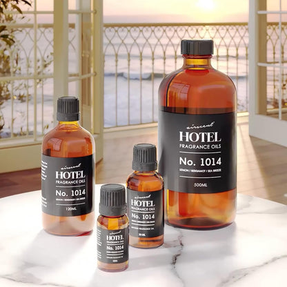 AirScent Hotel Diffuser Oil No. 1014 - Mindful Coastal Aroma for Yoga Studios and Meditation Spaces, Pure Fragrance Oil