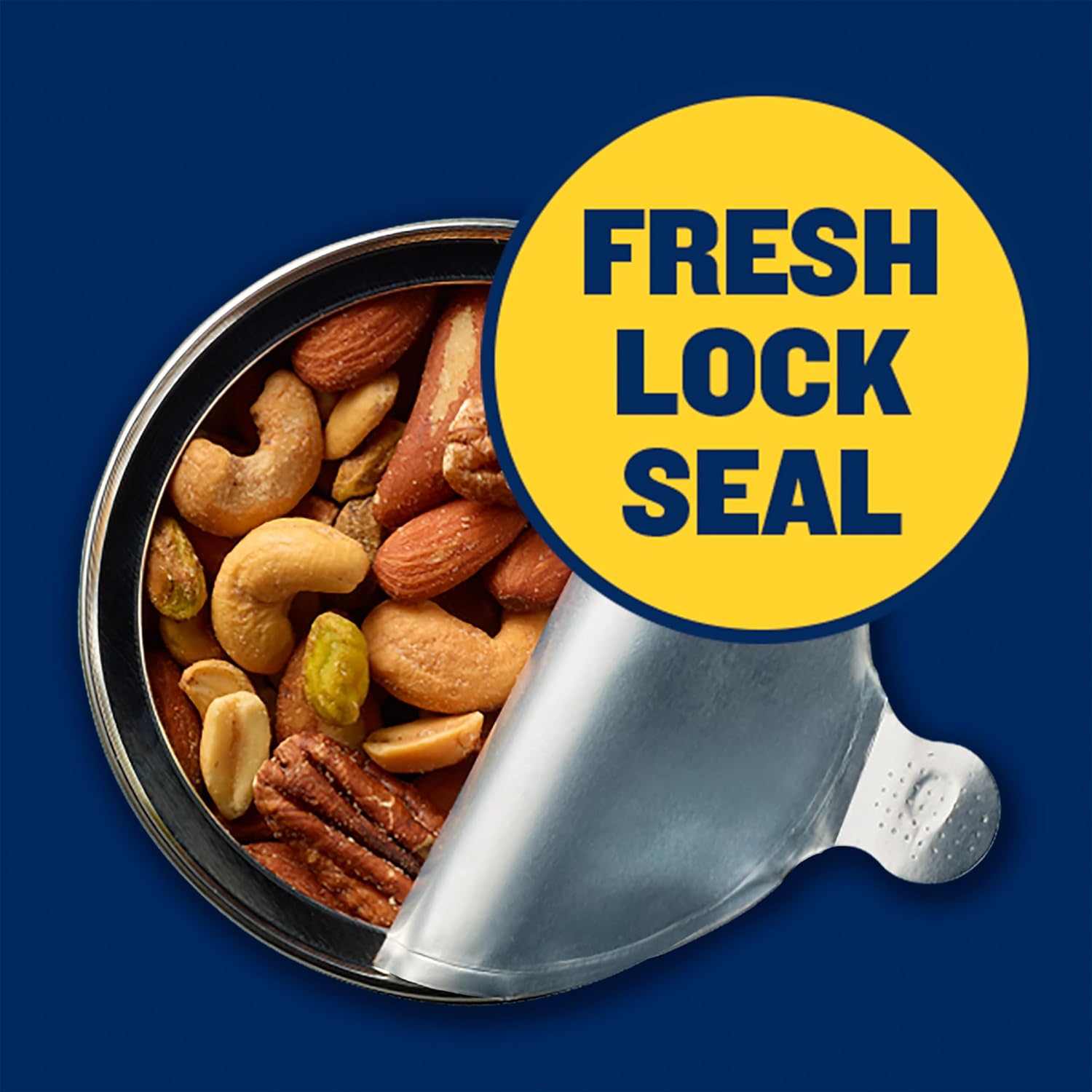airtight canister with resealable lid for long-lasting freshness