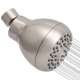 AISOSO Minimalist Round Showerhead – Effortless Two Minute Install with Single Rain Spray and Easy Clean Silicone Nozzles