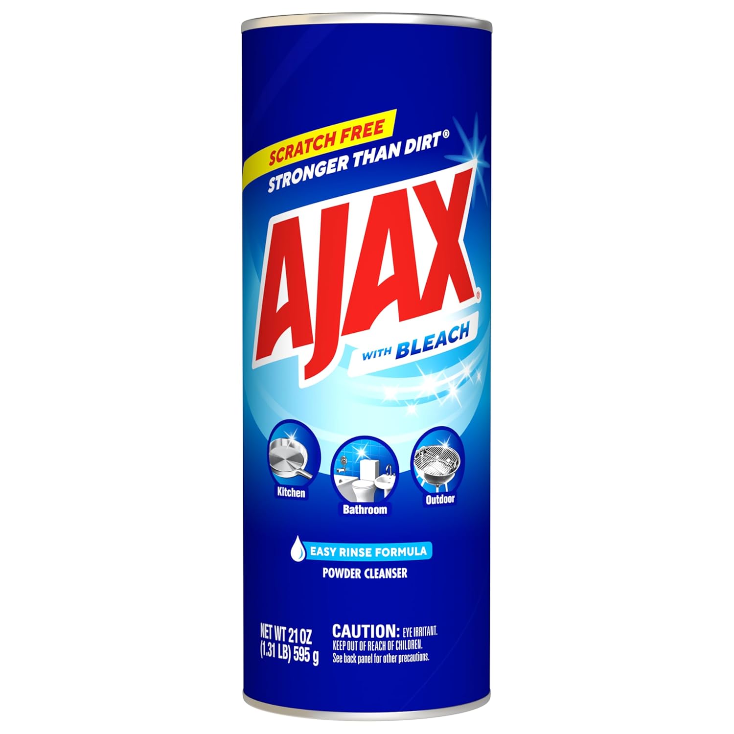 Ajax Powder Cleanser with Bleach - Citronella-Scented 12-Pack for a Spa-Like Bathroom Reset
