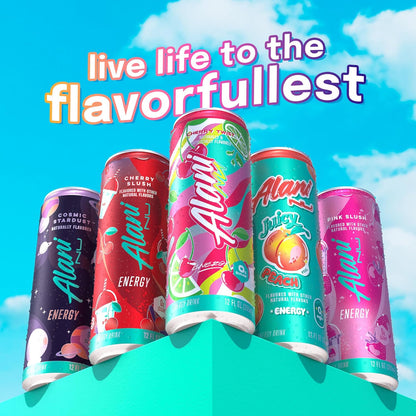 Alani Nu Variety Pack Mini Energy Drinks – Afternoon Focus Boost for Home Office and Long Study Sessions