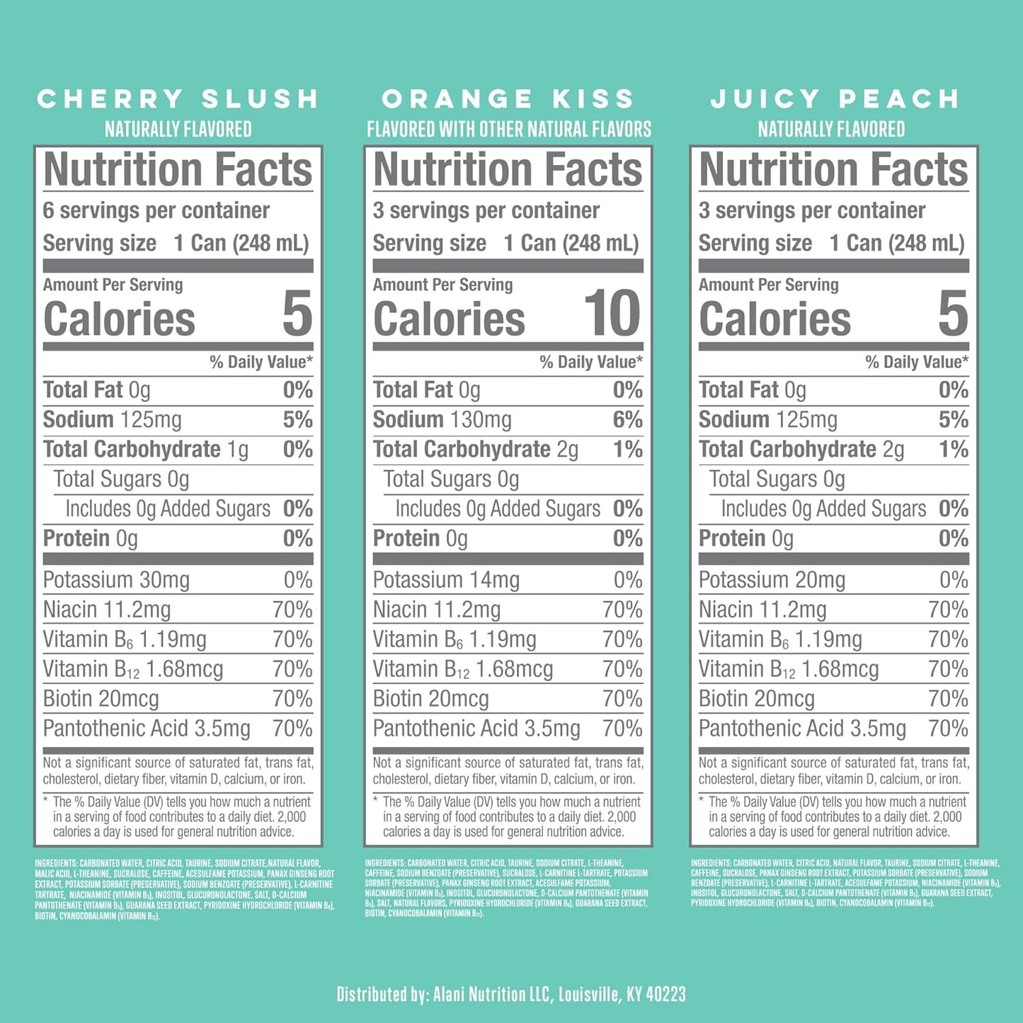 Alani Nu Variety Pack Mini Energy Drinks – Self-Care Sip for Her Wellness Routine, 100mg Caffeine with Biotin