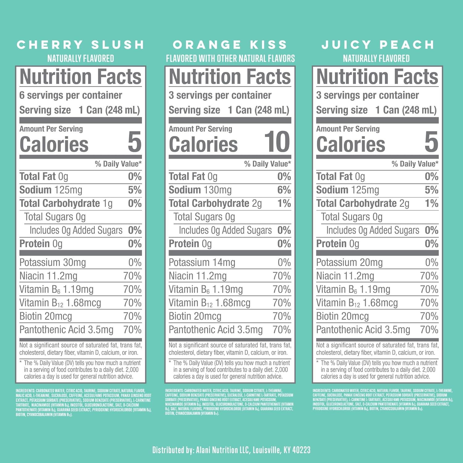 Alani Nu Variety Pack Mini Energy Drinks – Self-Care Sip for Her Wellness Routine, 100mg Caffeine with Biotin