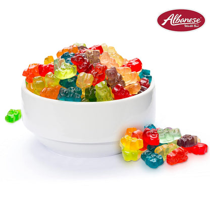 Albanese World's Best 12 Flavor Gummi Bears 36oz – Allergy-Safe Snack for Kids Lunchboxes and School Parties