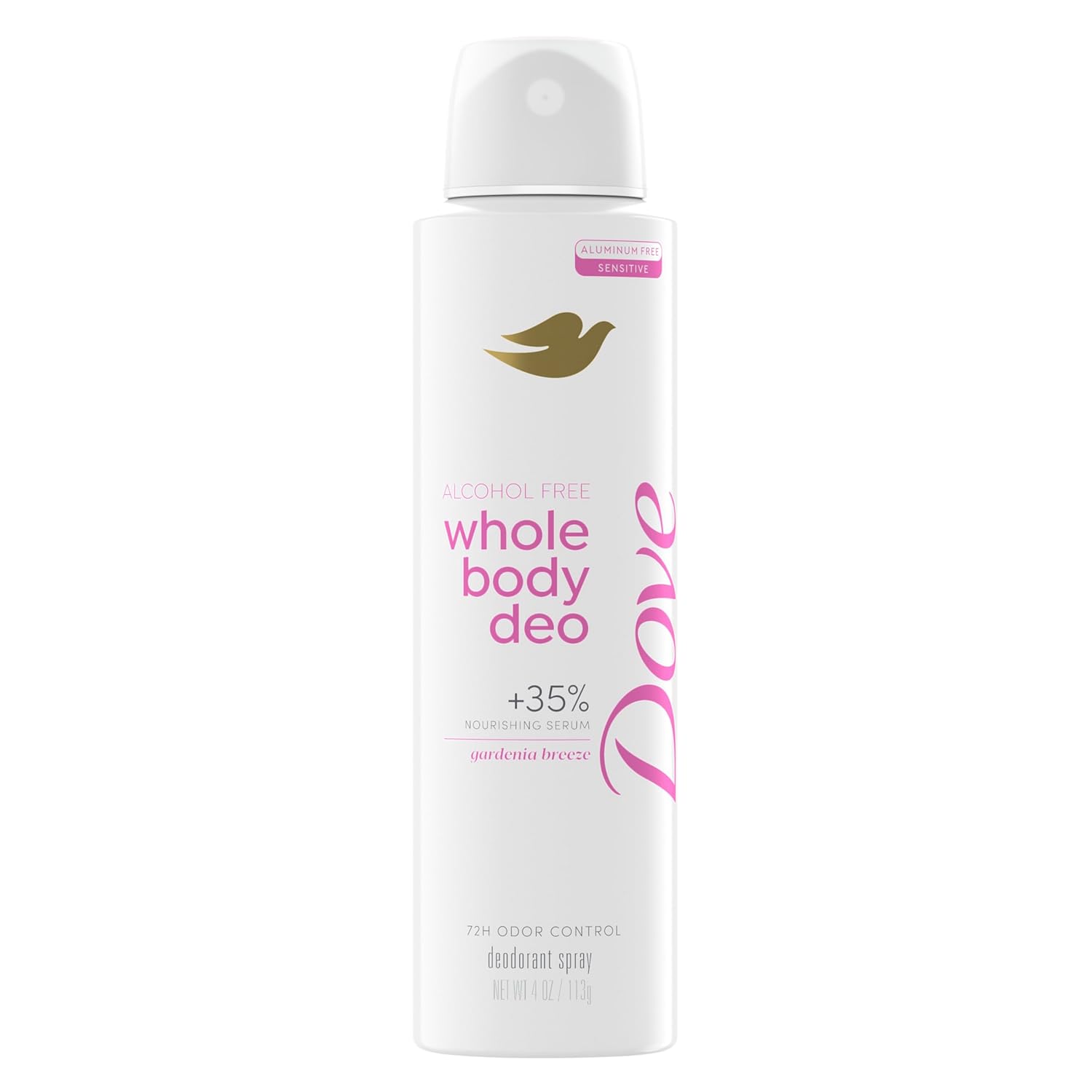 alcohol-free, aluminum-free, paraben-free formula