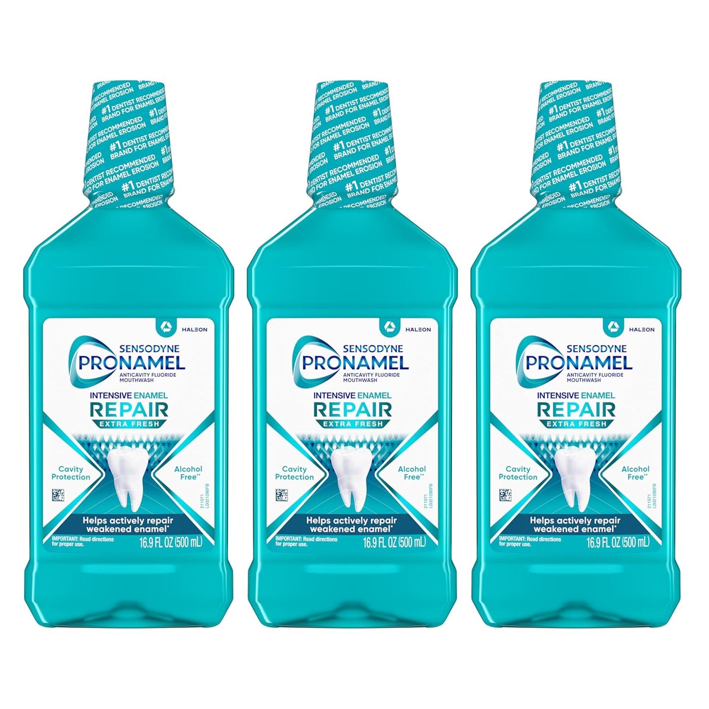 alcohol-free (no ethanol) fluoride mouthwash