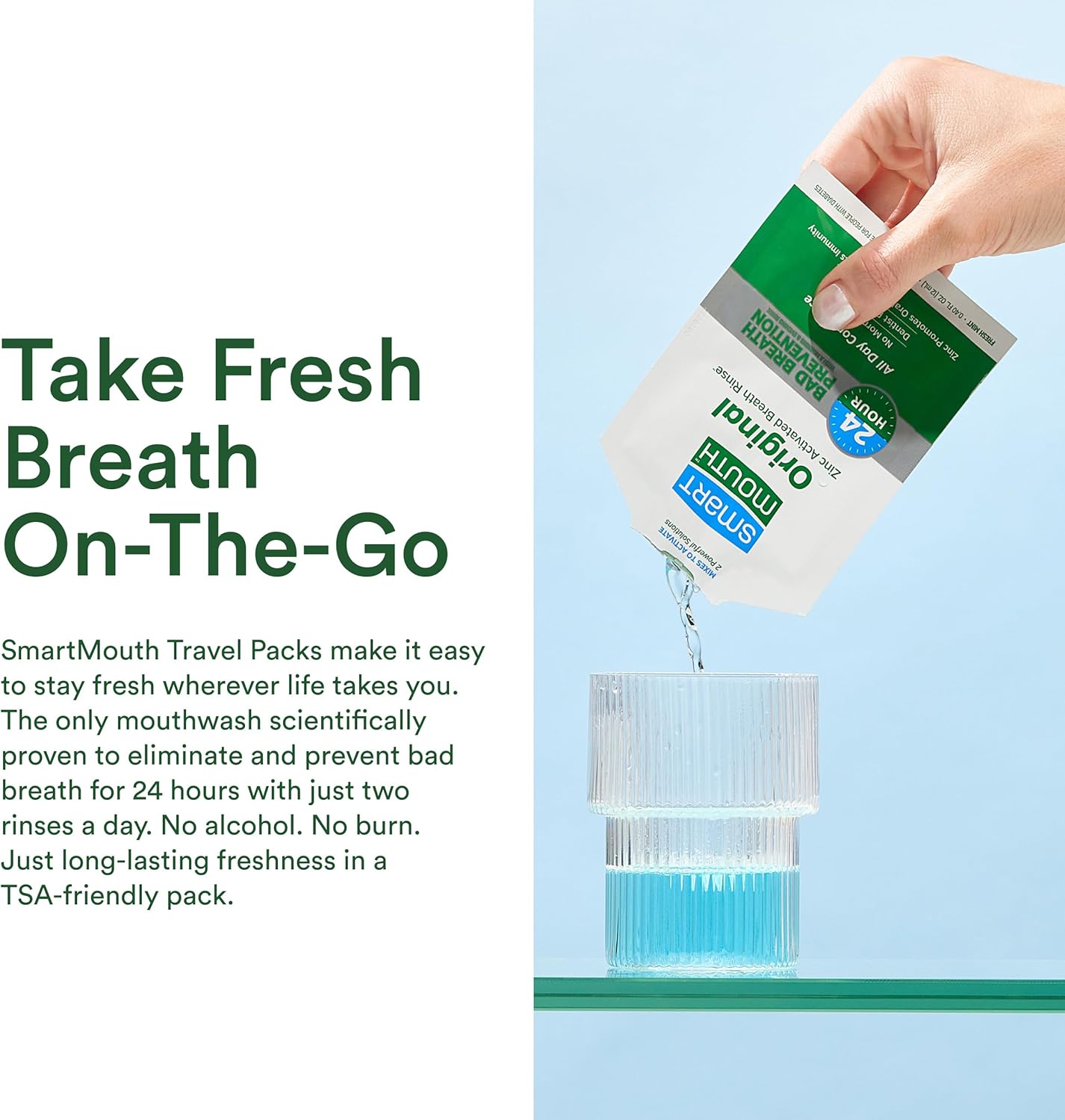 alcohol-free, non-stinging formula