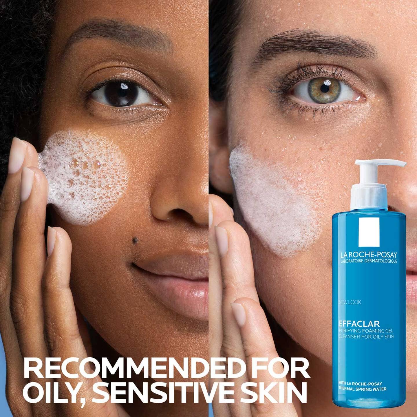 alcohol-free, paraben-free, soap-free, and oil-free formulation