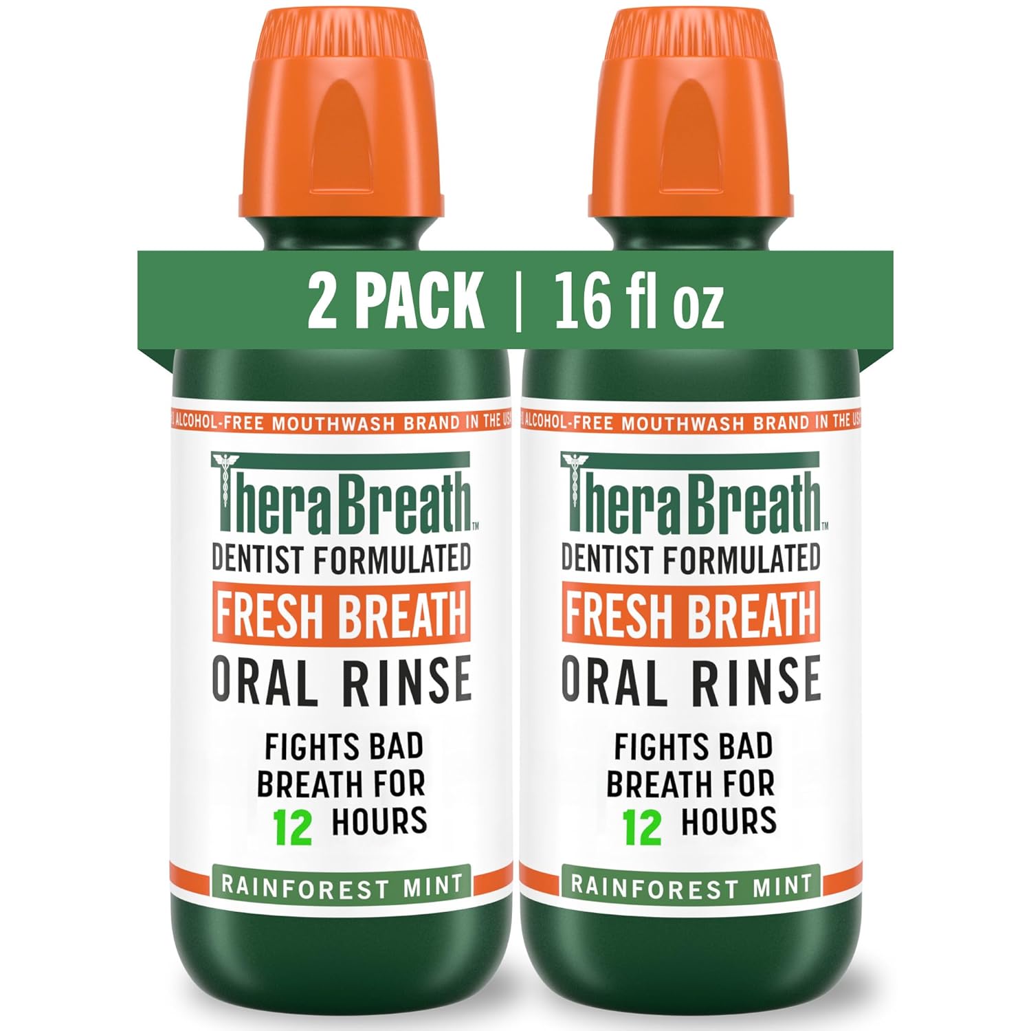 alcohol-free, ph-balanced, non-burning rainforest mint formula