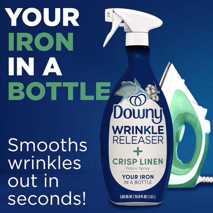all-in-one formula combining wrinkle remover, static remover, odor eliminator, and fabric refresher