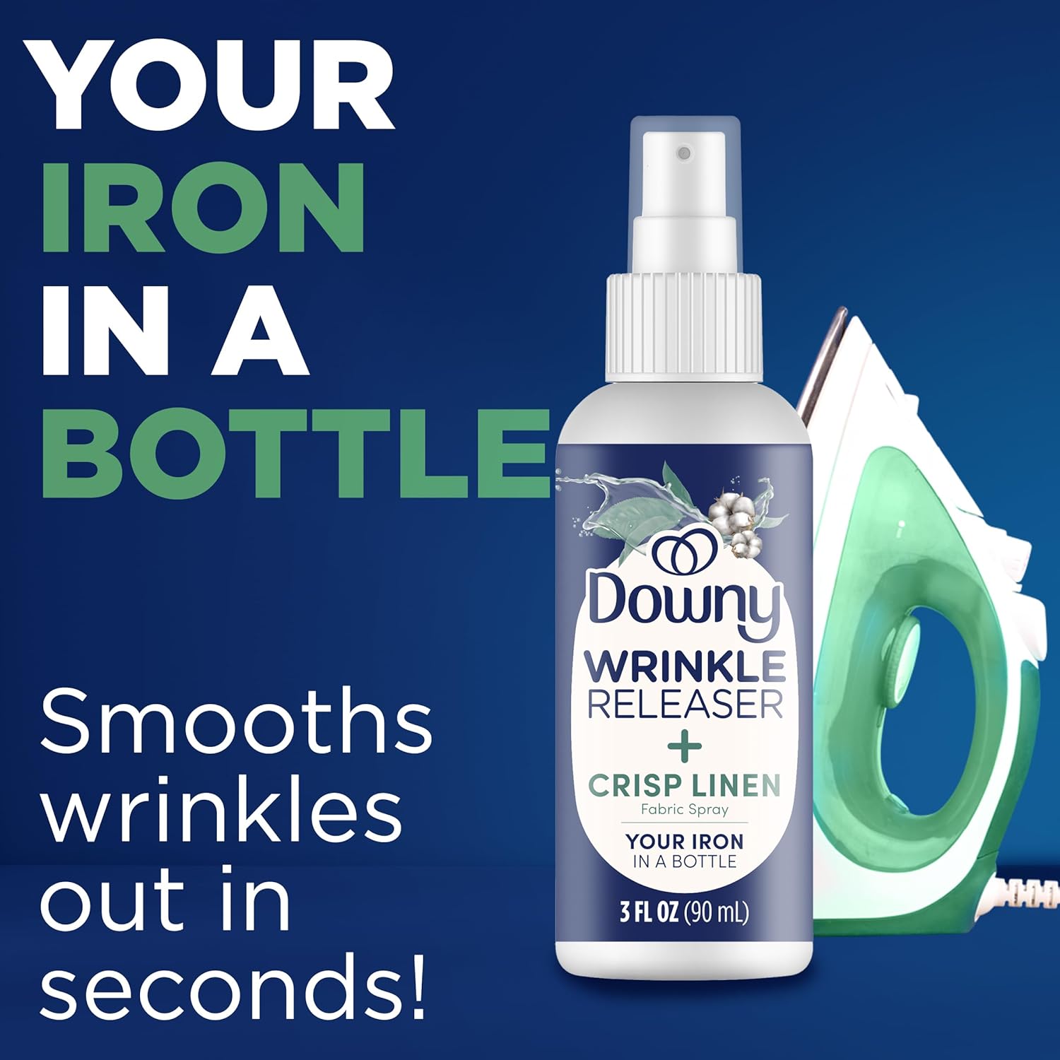 all-in-one formula: wrinkle release, static remover, and odor eliminator