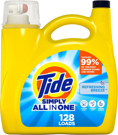 all-in-one liquid formula tackling 99% of common stains and odors