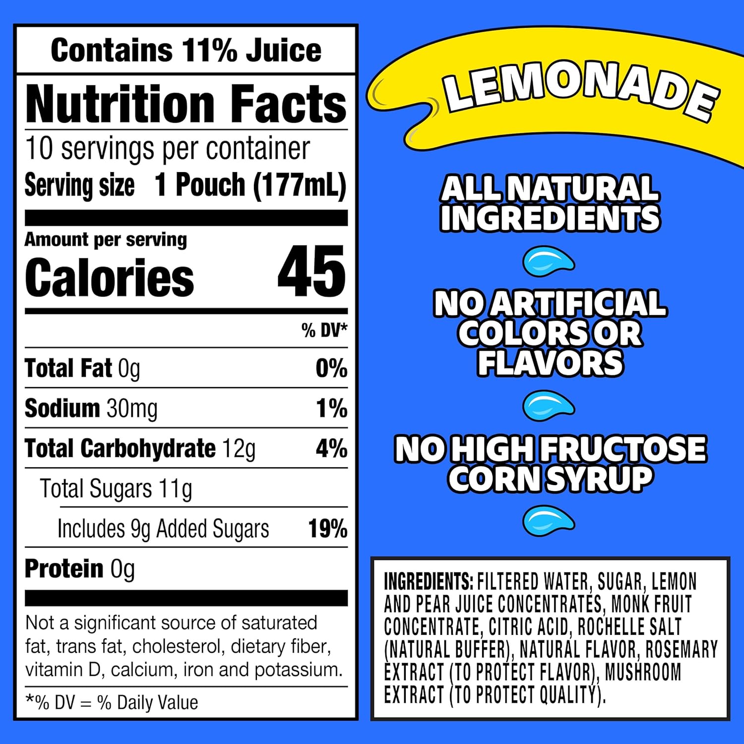 all-natural sweetener system combining sugar and monk fruit concentrate