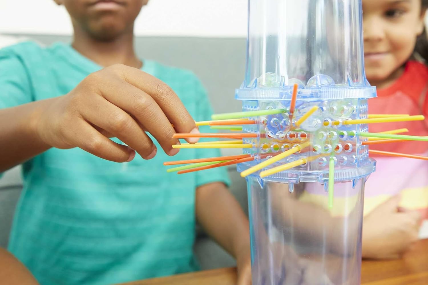 all-plastic construction with no assembly required