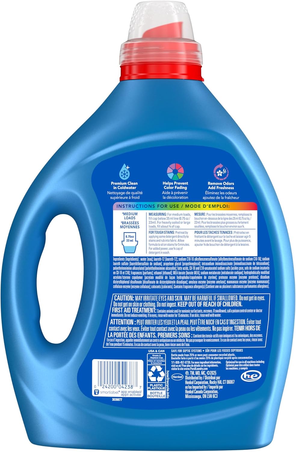 all water temperature effectiveness including cold water for energy savings and tough stain removal