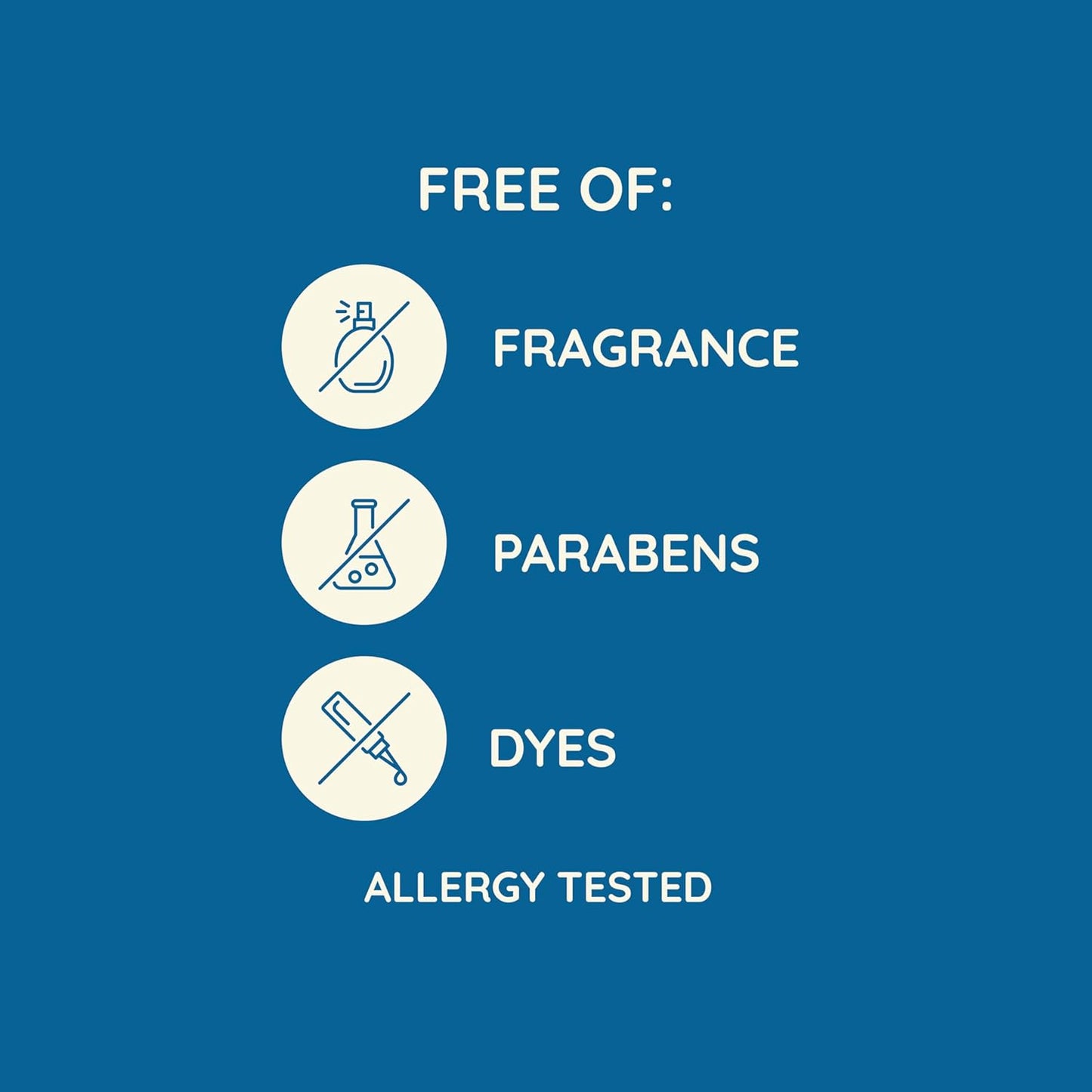 allergy-tested and dermatologist-recommended formula