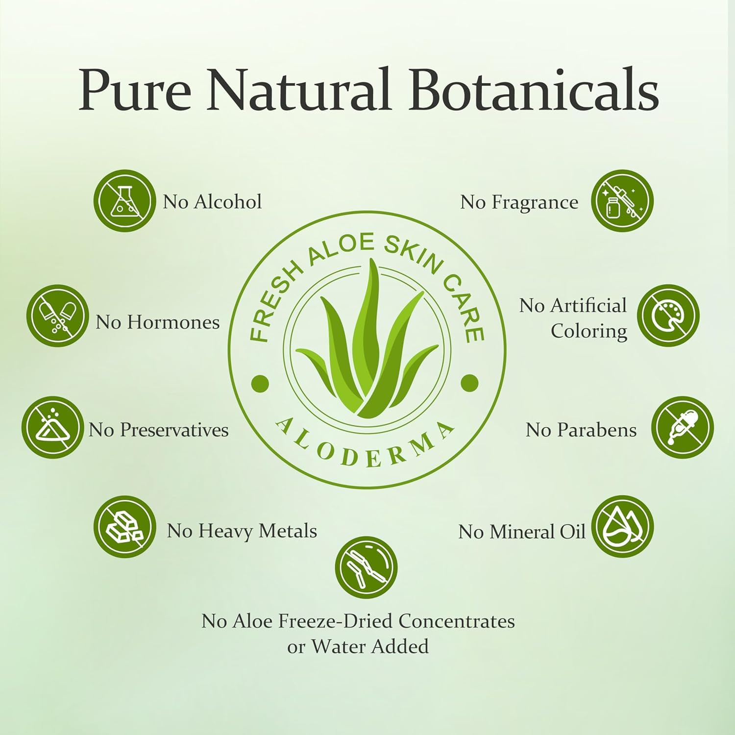 Aloderma Aloe Vera Gel – Farm-to-Face Bedtime Ritual for Sensitive Skin, Calming Hydration