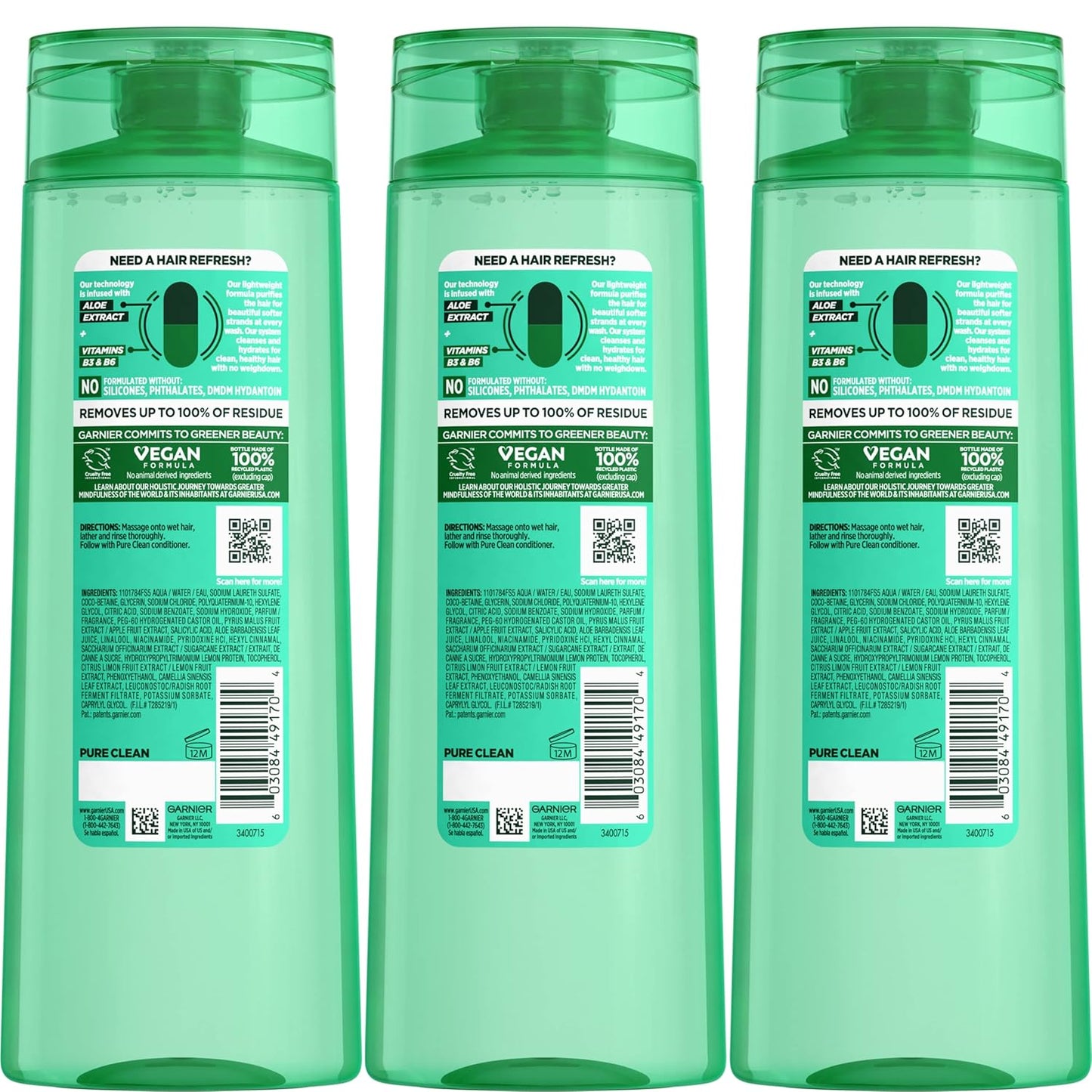 aloe extract infused with vitamins b3 and b6 for hydration and cleanse