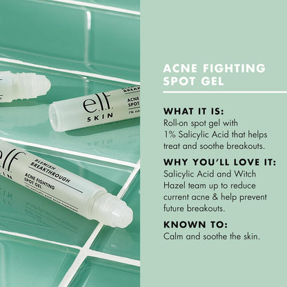 aloe-infused gel base to soothe skin and reduce blemish discomfort