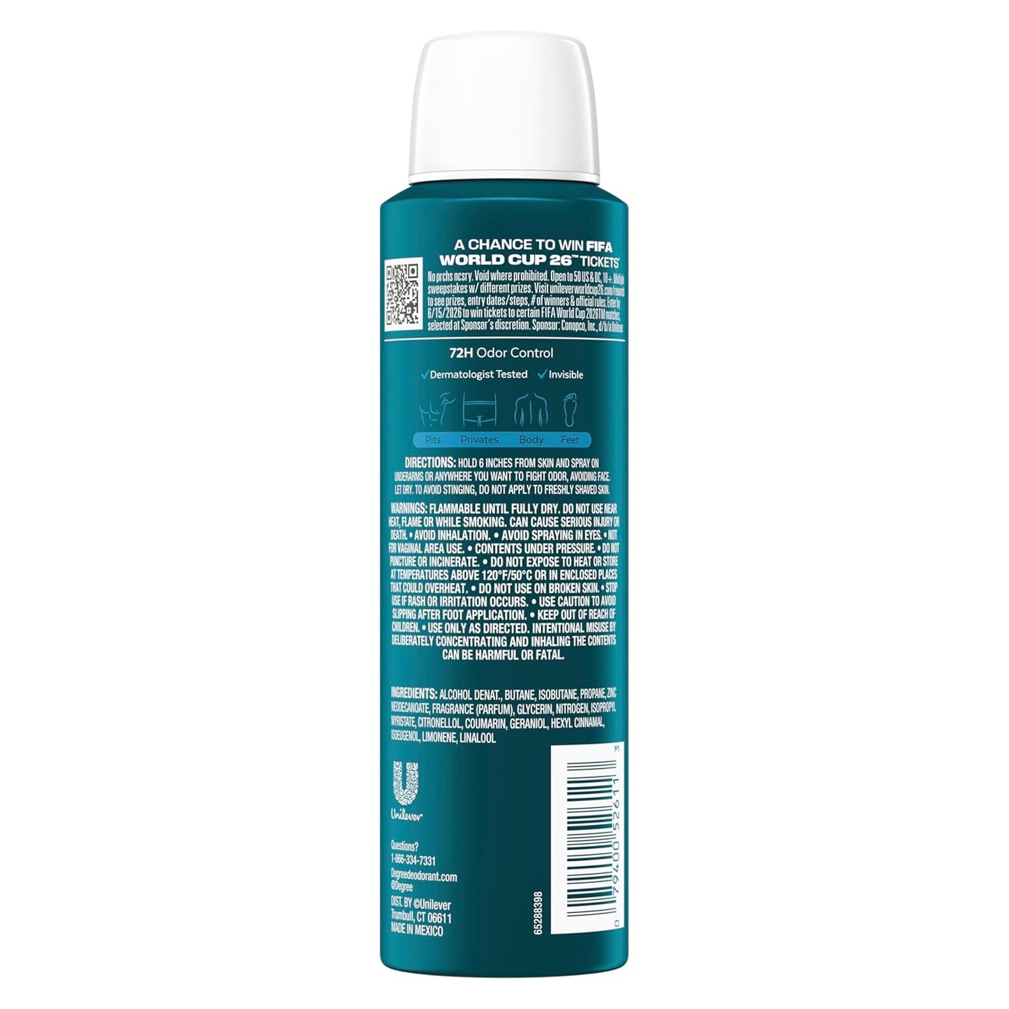 aluminum-free and paraben-free composition