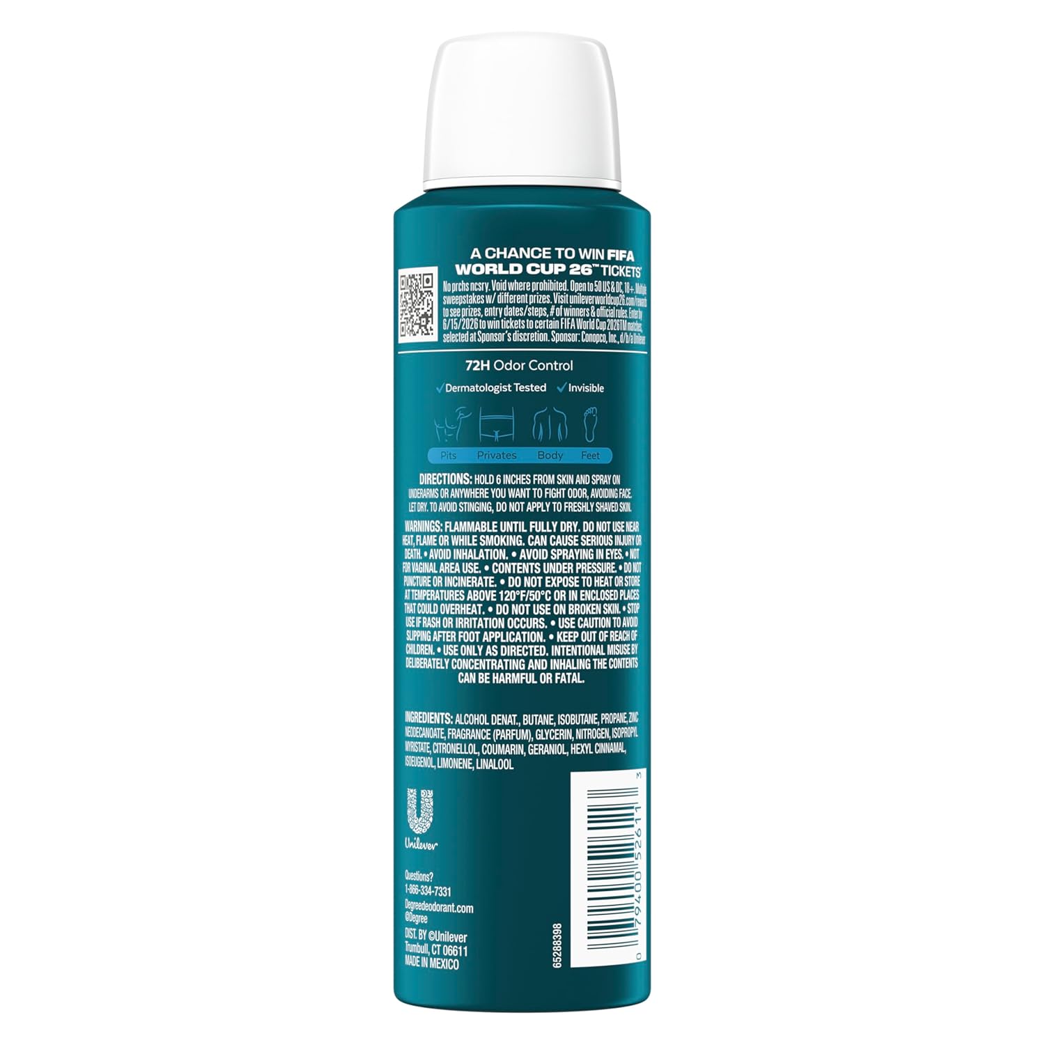 aluminum-free and paraben-free composition