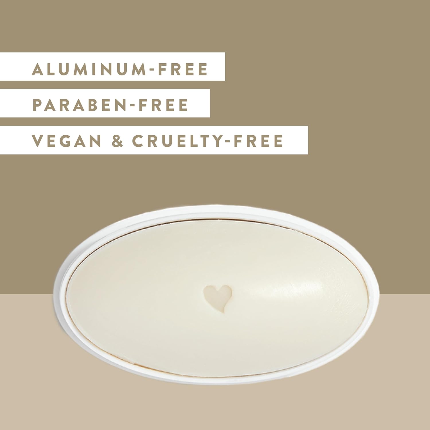 aluminum-free, baking soda-free, paraben-free, silicone-free, and dye-free formula