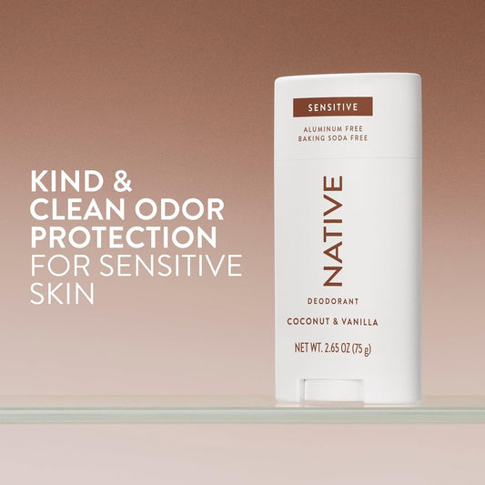 aluminum-free formula with baking soda, coconut oil, and shea butter