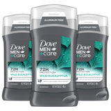 Dove Men+Care Aluminum Free Wild Eucalyptus Deodorant – Daily Self-Care Deodorant for Sensitive Underarm Skin