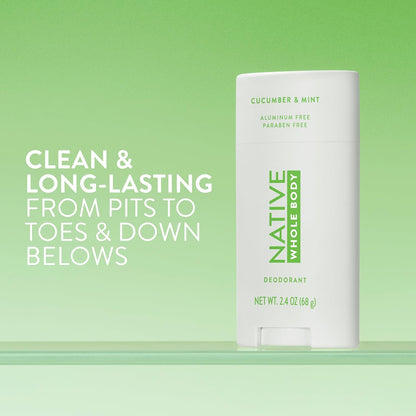 aluminum-free, paraben-free, baking-soda-free, silicone-free, and dye-free formulation