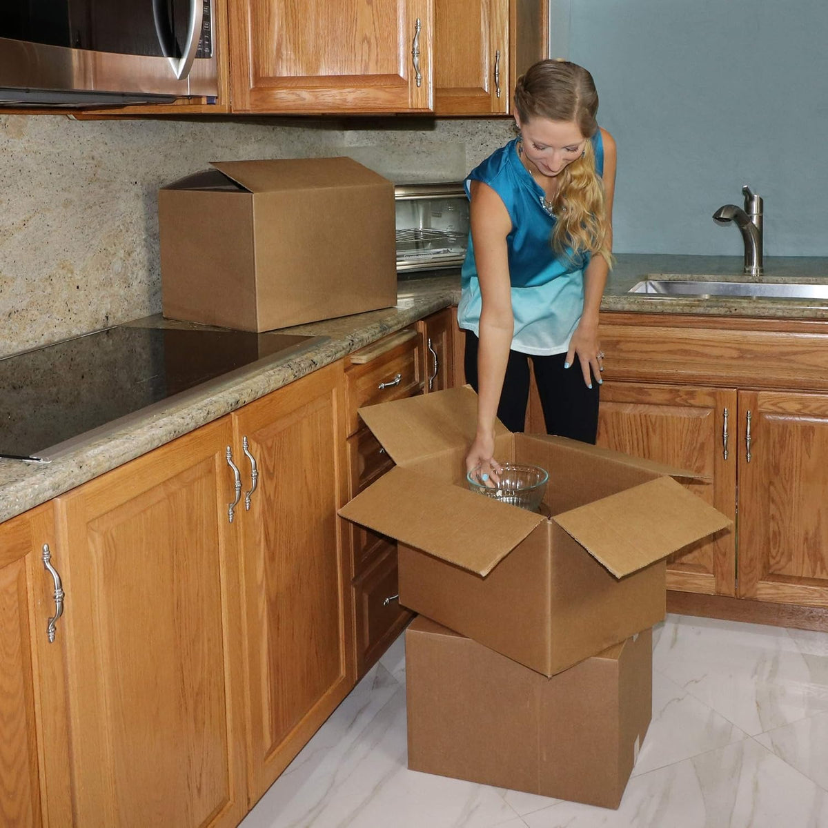 Amazon Basics Cardboard Shipping Boxes – Home Office Packing Supply for Online Order Fulfillment