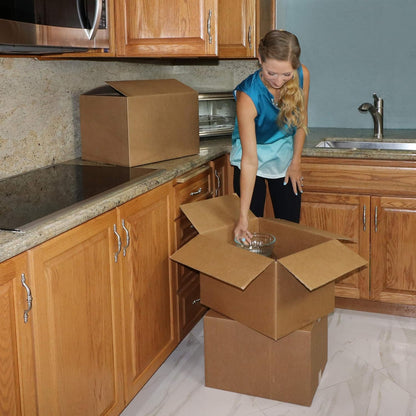 Amazon Basics Cardboard Shipping Boxes – Home Office Packing Supply for Online Order Fulfillment