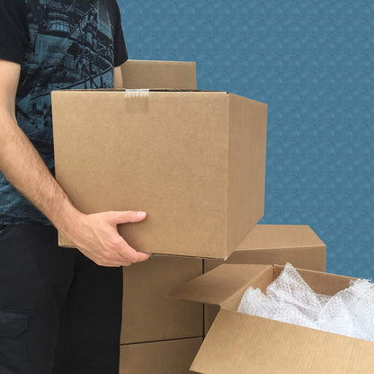Amazon Basics Cardboard Shipping Boxes – Home Office Packing Supply for Online Order Fulfillment