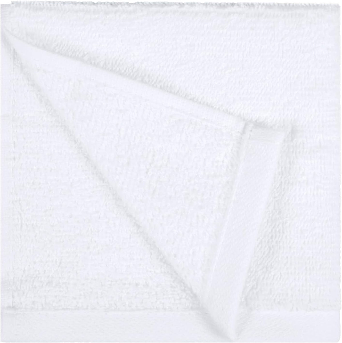 Amazon Basics Cotton Washcloths – Housewarming Gift for New Homeowners, Bulk 24 Pack Soft Washcloths