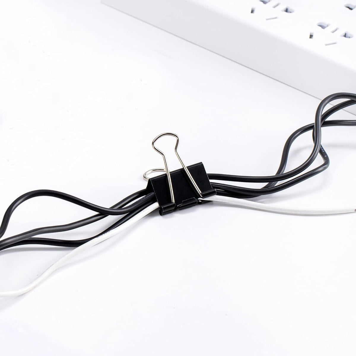 Amazon Basics Small Binder Clips as Practical Housewarming Gift, 144-Count Black Office Supply Set