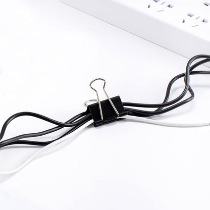 Amazon Basics Small Binder Clips as Practical Housewarming Gift, 144-Count Black Office Supply Set
